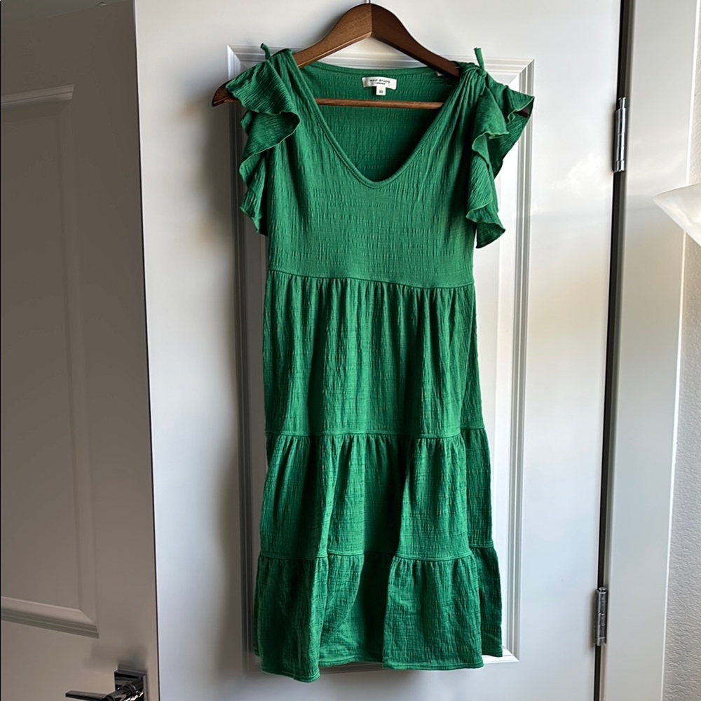Green Tiered Dress